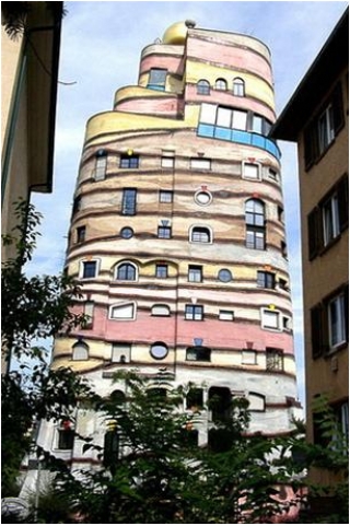 Waldspirale - đẹp tựa như tranh_2