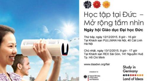 Ng&agrave;y hội gi&aacute;o dục đại học Đức tại H&agrave; Nội v&agrave; TP. HCM - 1