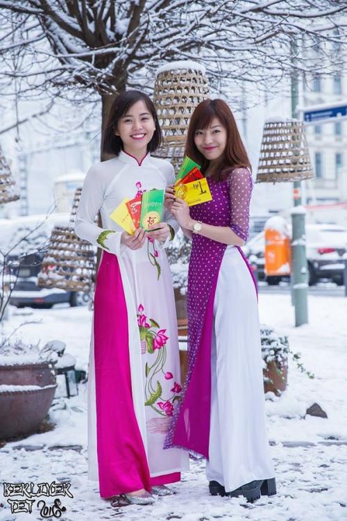 Du học sinh Việt du Xu&acirc;n với &Aacute;o d&agrave;i - 5