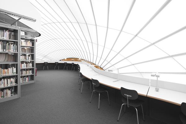 Thư viện tuyệt đẹp của đại học Tự do Berlin được thiết kế như bộ não người - 2 Thư viện tuyệt đẹp của đại học Tự do Berlin được thiết kế như bộ não người - 2