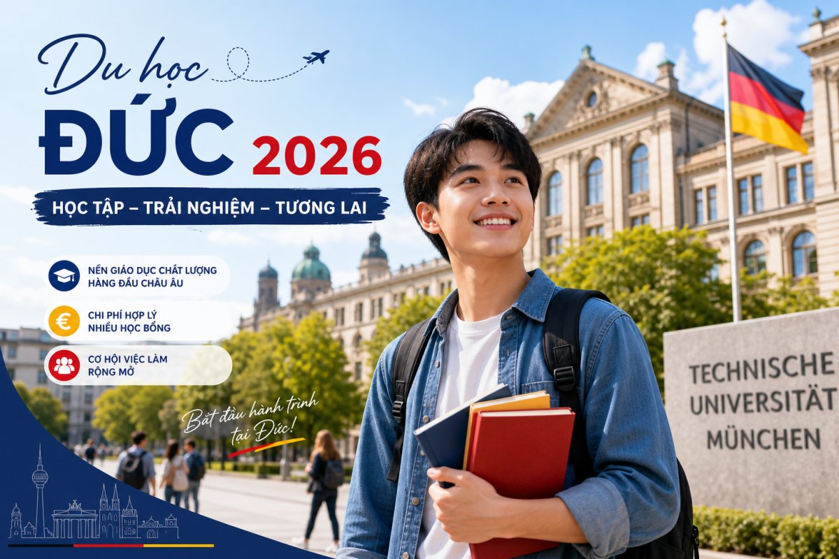 Du học Đức năm 2026: Những khoản chi phí cần biết và cách chuẩn bị tài chính vững vàng